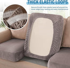 H.VERSAILTEX Velvet Stretch Couch Cushion Cover Plush Cushion Slipcover - Image 6