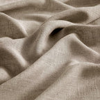 MIULEE Taupe Grey Linen Curtains 54 Inch Length 2 Panels - Image 4