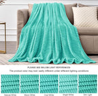 BEDELITE Fleece Blanket Twin Size – 3D Ribbed Jacquard Soft and Warm Decorative - Image 6