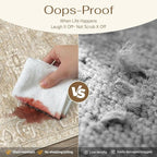 2x6 Washable Runner Rug for Hallway Kitchen Vintage Beige Non Slip Low Pile - Image 7