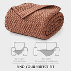 EVERGRACEHOME Chunky Chenille Knit Throw Blanket - Image 8