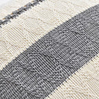 Fancy Homi Set of 1 Neutral Grey Farmhouse Long Lumbar Decorative Throw Pillow - Image 4
