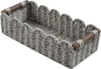 Bathroom Wicker Basket for Toilet Paper Storage Baskets for Organizing