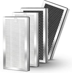 Air Purifier Replacement Filters 4 Pack Compatible with 25 Series Air Purifier Filter S1/W1/B1,3-in-1 Filters H13 True HEPA and Activated Carbon Filters Compatible with Series Air Purifier