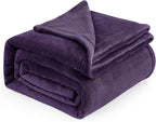 Bedsure GentleSoft Purple Fleece Blankets King Size by BEDSURE