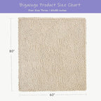 Bigacogo Chunky Knit Throw Blanket - Image 2
