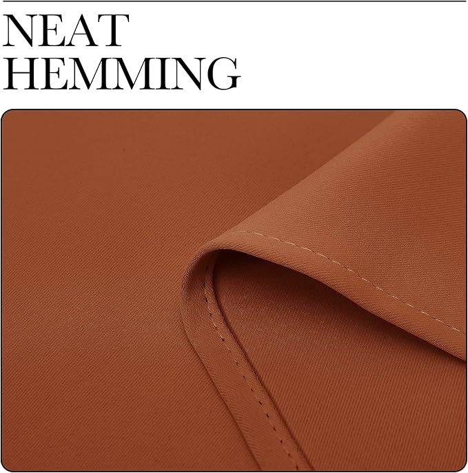 NICETOWN Halloween Burnt Orange Blackout Curtains - Image 7