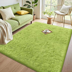 OLANLY Area Rugs for Living Room Bedroom, Machine Washable 4x5.9 ft Soft Fluffy - Image 3