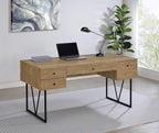 Coaster Analiese 63-Inch Home Office Rectangular 4-Drawer Desk Mango 801851