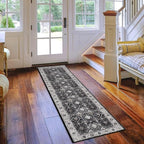 Hallway 2x8 Washable Runner Rug: Oriental Stain Resistant Kitchen Entryway Rugs by HYHAOYUNLAI
