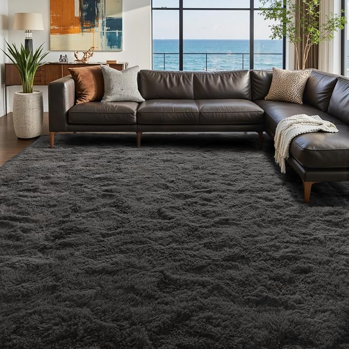 6x9 Ft Large Shag Rugs for Living Room Decor, Ultra Soft Fluffy Furry Area Rugs - Image 2