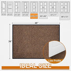 Mibao Front Door Mat, Dirt Trapper Welcome Mat - Image 2