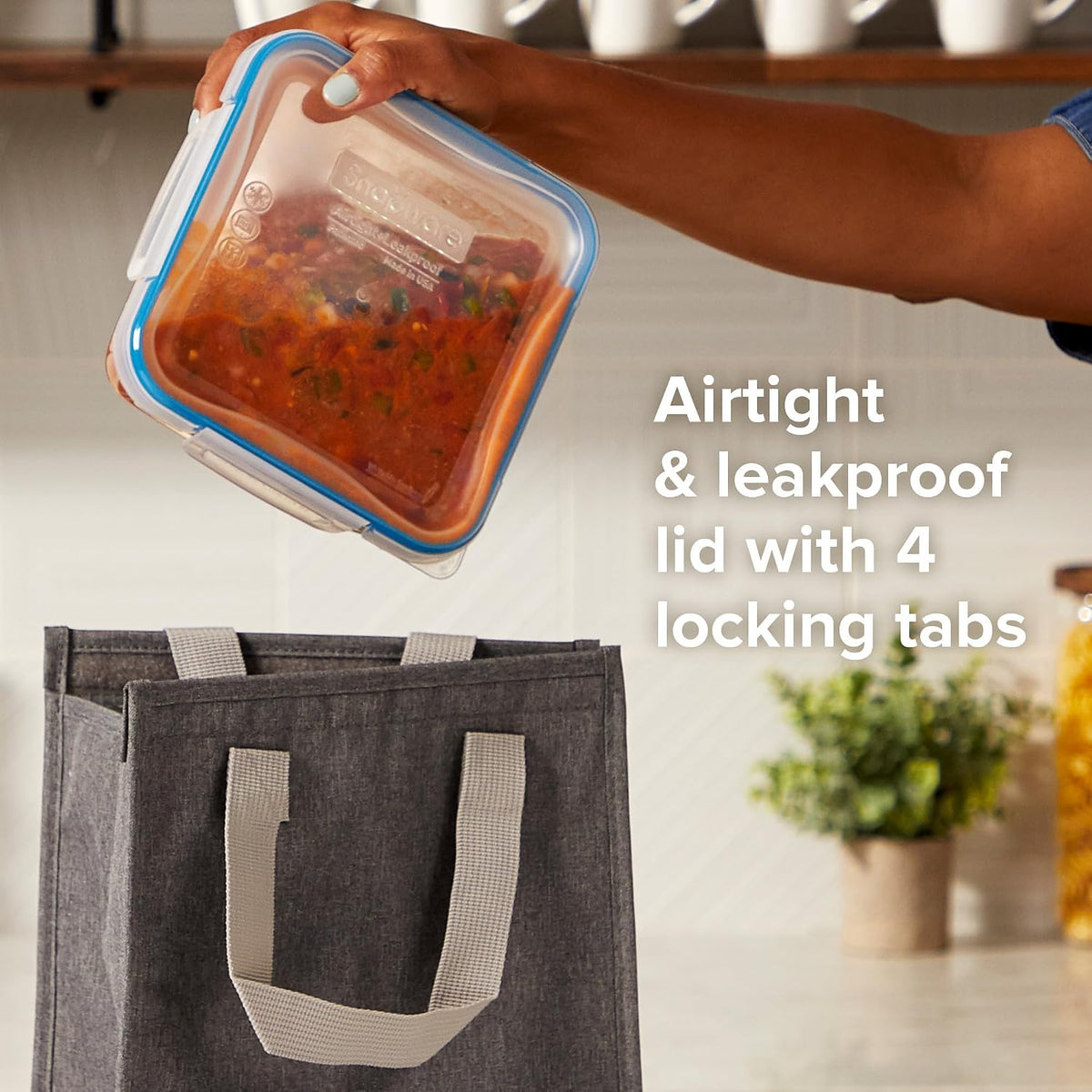 Snapware Plastic Total Solution 2-Pack (5.5 Cup) Food Storage Containers