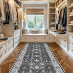 4x10 Washable Hallway Runner Rug: Oriental 10ft Extra Wide Ultra Soft Runners - Image 6