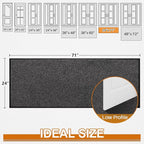 Mibao Front Door Mat, Dirt Trapper Welcome Mat - Image 2