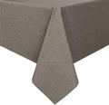 Romanstile Waterproof Vinyl Tablecloth Rectangle, 60 x 102 Inch, Brown