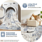 UERMEI 6x9 Area Rug Living Room Rugs Thickened - Image 7