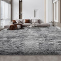 Large Shag Area Rugs 10 x 14, Tie-Dyed Plush Fuzzy Rugs by Deerhoo
