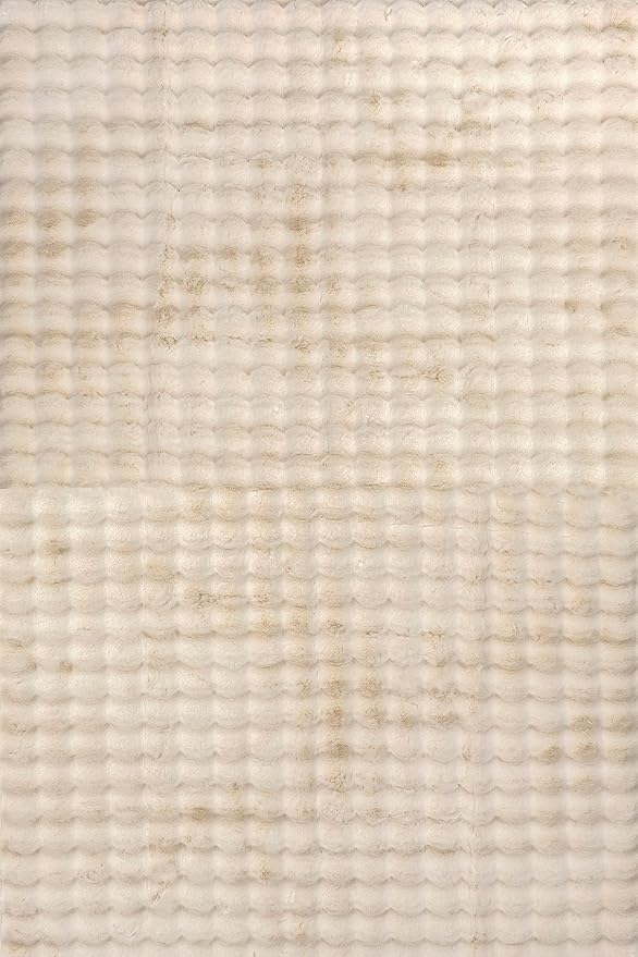 nuLOOM 7'6' x 9'6' Cozy Plush Area Rug, Machine Washable, Soft Fluffy Shag - Image 2
