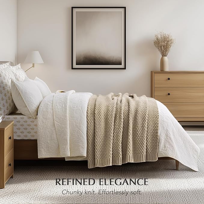 EVERGRACEHOME Chunky Chenille Knit Throw Blanket - Image 3