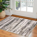 KOZYFLY Small Area Rug 2x3 Rug Entryway Rugs Modern Abstract, Washable Kitchen by KOZYFLY