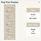 4x12 Wide Hallway Runners: Washable 12ft Runner Rug - Image 5