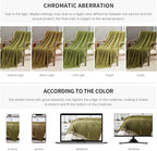 BOURINA Olive Throw Blanket 50 x70 Inches Jacquard Argyle Throw Textured Solid - Image 7