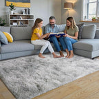 Pionblank Fluffy Area Rug for Bedroom 4x6 Feet, Indoor Plush Carpet, Shag Soft - Image 2