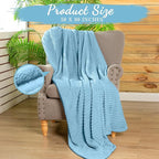 Buryeah 12 Pcs Flannel Throw Blanket Bulk 50 x 60 in Sleepover Blanket Outdoor - Image 2