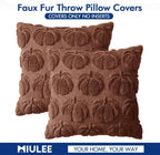 MIULEE Fall Pillow Covers Pumpkin Fall Decor 18x18 Autumn Glaze