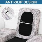 Smiry Printed Couch Cushion Covers, Stretch Soft Couch Covers - Image 4