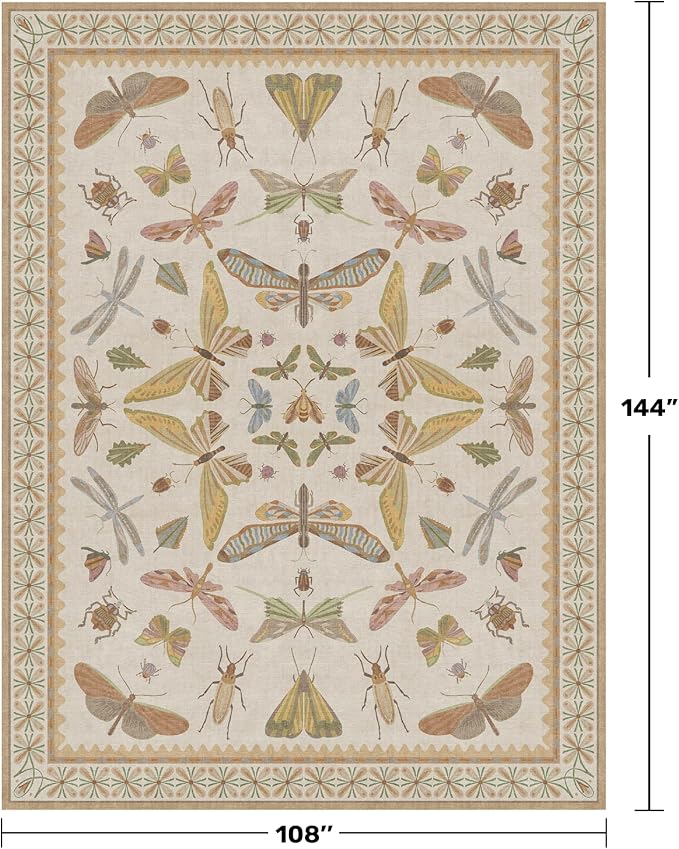 Hazo Haus Beige Dining Table Rug - Image 2