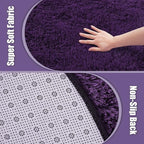 Shag Area Rug for Bedroom 5x8, Soft Fuzzy Rug Non-Shedding Indoor Plush Carpet - Image 7