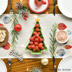 Artoid Mode Nutcracker Christmas Table Runner Home Party Decor 13x108 Inch