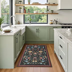 GarveeHome Floral Rug for Entryway 2x3 Rugs Machine Washable Boho Small Area - Image 3