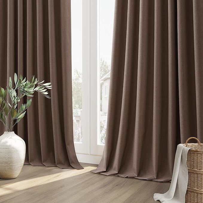Guken 100% Blackout Curtains 120 Inch Length 2 Panels Set - Image 10
