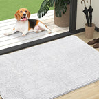 OLANLY Dog Door Mat for Muddy Paws 47x32, Absorbs Moisture and Dirt, Absorbent by OLANLY