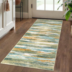 Lansny Modern Abstract Runner Rug 2x5 - Image 2
