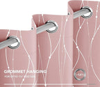 Deconovo Pink Blackout Curtains - Image 7