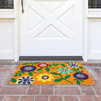 Juvale Floral Coir Door Mat - Image 3