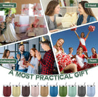 Sieral 40 Pack Insulated Wine Tumblers Bulk 12oz, Dark Color