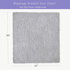 Bigacogo Chunky Knit Throw Blanket - Image 2