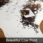 AROGAN White 6×7.2 Feet Faux Cow Print Rug Large - Image 5