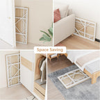 Elephance Folding Desk Writing Computer Desk for Home Office No-Assembly