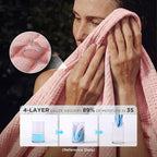 Bedsure 100% Cotton Muslin Throw Blanket Twin XL - Image 3