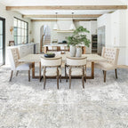 10x12 Area Rug for Living Room, Washable Modern Abstract Large Area Rug Neutral - Image 6