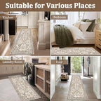 Yamaziot Washable Runner Rug 2x12 – Floral Non Slip Boho Hallway Runner Rug - Image 6