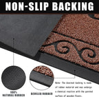 Yimobra Welcome Mats for Front Door 29.5x17, Heavy Duty Waterproof Outdoor Door - Image 3