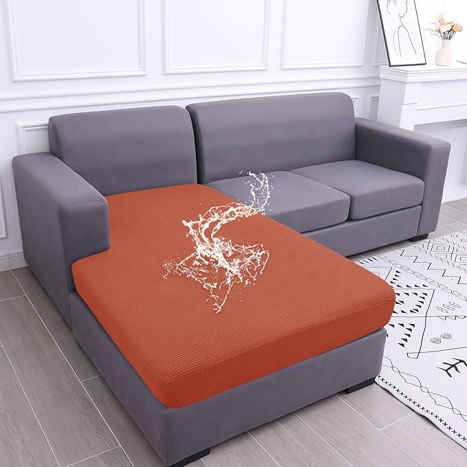hyha Waterproof Couch Cushion Covers, Sectional Sofa Cushion Slipcovers L Shape by hyha