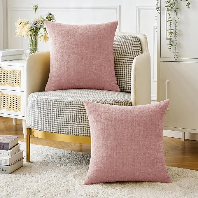 MIULEE Pack of 2 Couch Valentines Throw Pillow Covers 20x20 Inch Soft Spring - Image 5